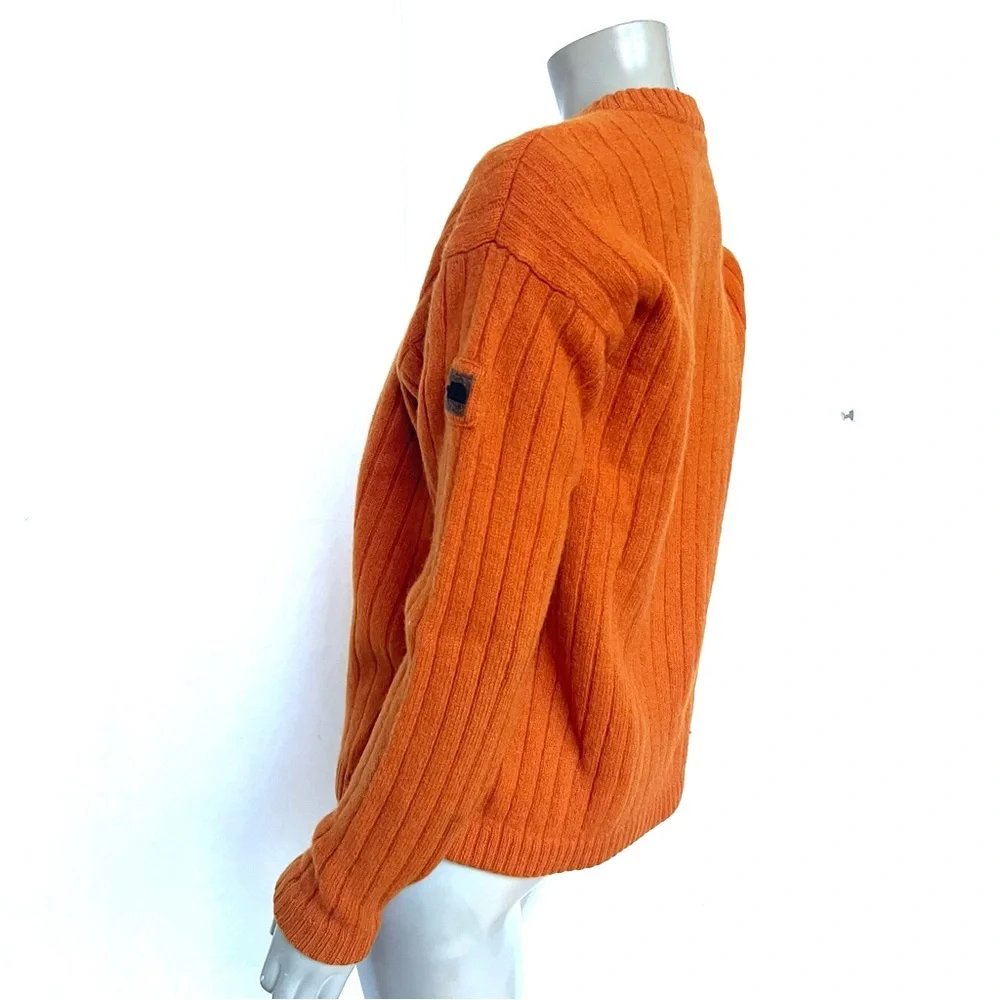 THE NORTH FACE MEN ORANGE SWEATER - Picture 2 of 11